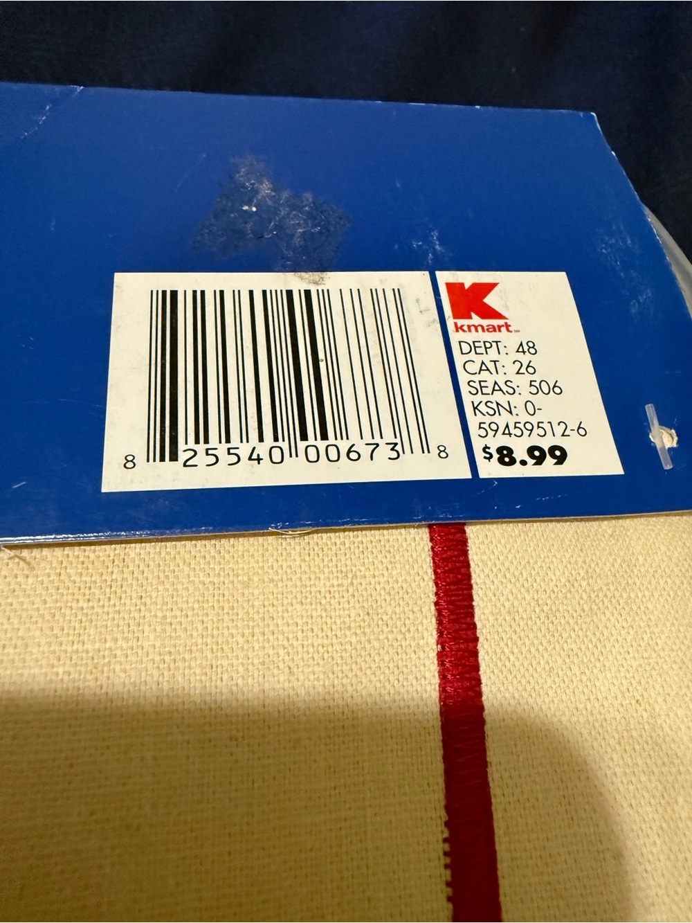 Vintage? K-Mart Trim a Home Formal Christmas / Holiday Berries Table Runner New - Picture 7 of 10